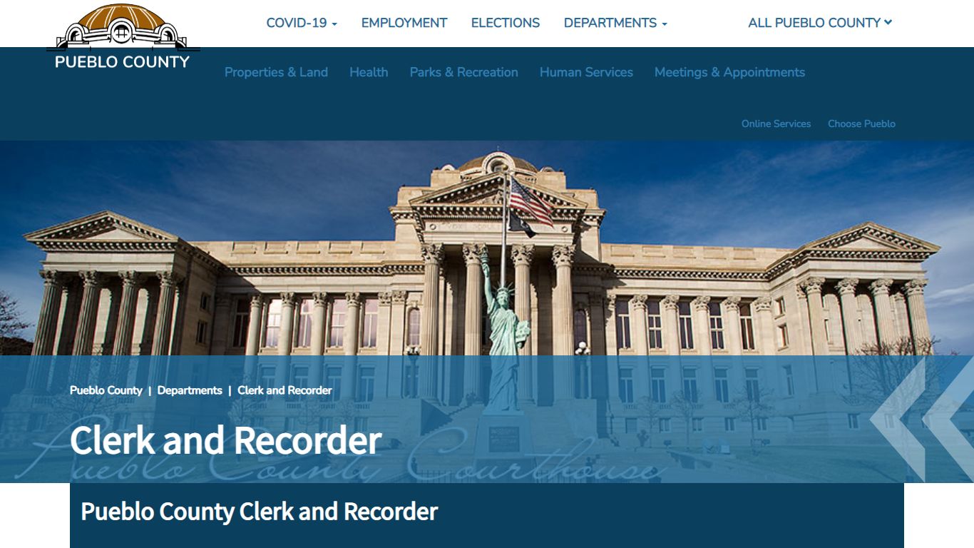 Clerk and Recorder | Pueblo County